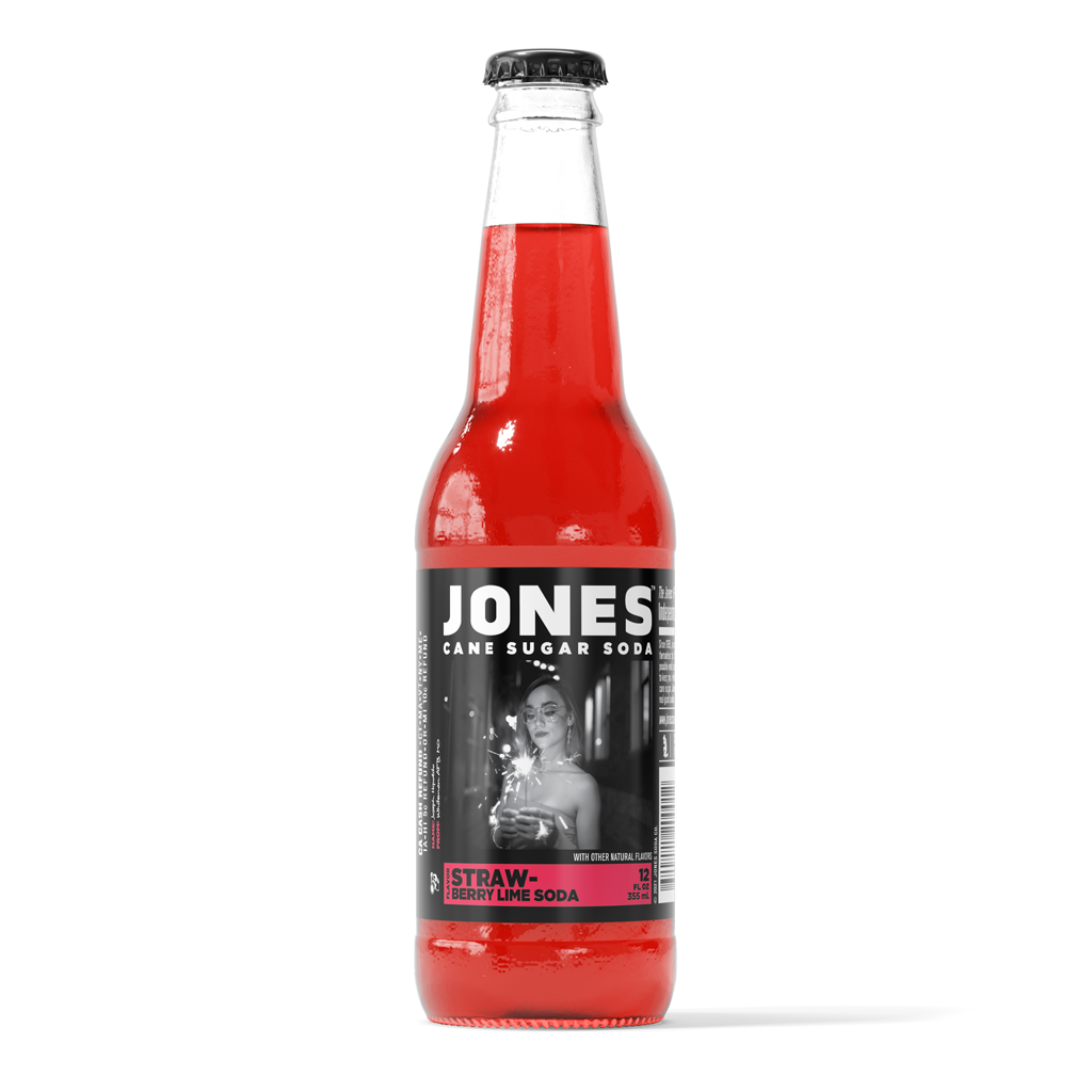 Jones Strawberry Lime Cane Sugar Soda